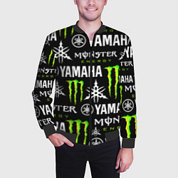 Бомбер мужской YAMAHA X MONSTER SPORT, цвет: 3D-черный — фото 2