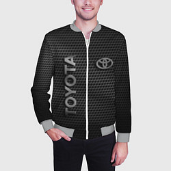 Бомбер мужской TOYOTA STEEL HONEYCOMBS, цвет: 3D-меланж — фото 2