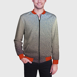 Бомбер мужской Металликскин, цвет: 3D-красный — фото 2