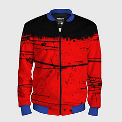 Мужской бомбер КРАСНЫЙ ГРАНЖ RED GRUNGE
