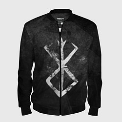Бомбер мужской BERSERK LOGO GRUNGE, цвет: 3D-черный