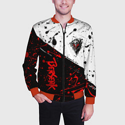 Бомбер мужской Berserk: Черная маска, цвет: 3D-красный — фото 2