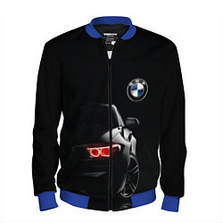Бомбер мужской BMW МИНИМЛ, цвет: 3D-синий
