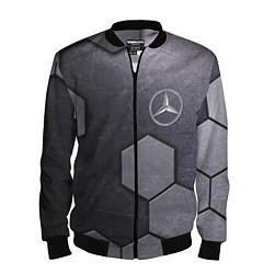 Бомбер мужской Mercedes-Benz vanguard pattern, цвет: 3D-черный