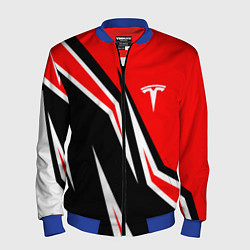 Мужской бомбер TESLA MOTORS RED LINE ТЕСЛА