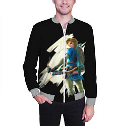 Бомбер мужской Линк с луком, цвет: 3D-меланж — фото 2