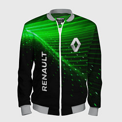 Мужской бомбер Renault green