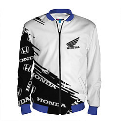 Бомбер мужской Honda sport pattern, цвет: 3D-синий