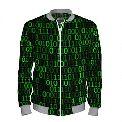 Бомбер мужской Бинарный Код Binary Code, цвет: 3D-меланж