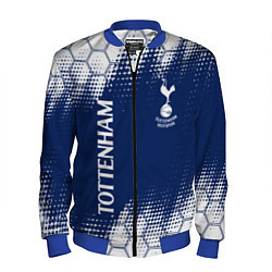 Бомбер мужской TOTTENHAM HOTSPUR Тоттенхэм, цвет: 3D-синий