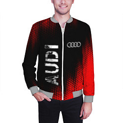 Бомбер мужской АУДИ Audi Абстракция, цвет: 3D-меланж — фото 2