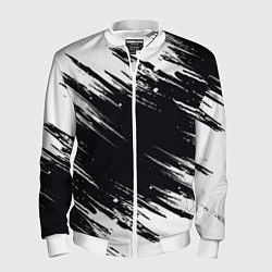 Мужской бомбер БЕЛАЯ КРАСКА БРЫЗГИ
