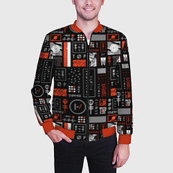 Бомбер мужской TWENTY ONE PILOTS 21, цвет: 3D-красный — фото 2