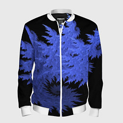 Мужской бомбер Абстрактный морозный узор Abstract frost pattern