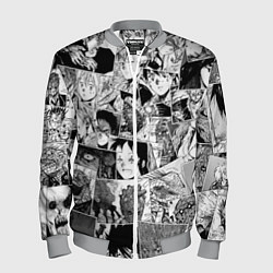 Бомбер мужской Дорохэдоро pattern, цвет: 3D-меланж