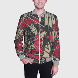 Бомбер мужской Камуфляжный паттерн, цвет: 3D-меланж — фото 2