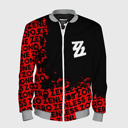 Мужской бомбер Zenless Zone Zero капля арт