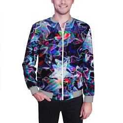 Бомбер мужской Neon Stars, цвет: 3D-меланж — фото 2