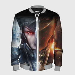 Бомбер мужской METAL GEAR RISING САМУРАЙ, цвет: 3D-меланж