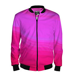 Бомбер мужской Neon pink bright abstract background, цвет: 3D-черный