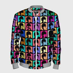 Бомбер мужской Legendary popular music group, цвет: 3D-меланж