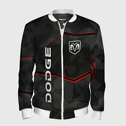 Мужской бомбер Dodge абстракция спорт