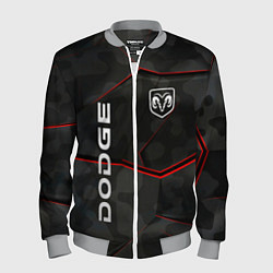Мужской бомбер Dodge абстракция спорт