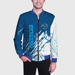 Бомбер мужской Mazda - краска, цвет: 3D-синий — фото 2