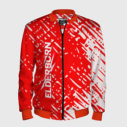 Бомбер мужской Elderborn краска, цвет: 3D-красный