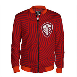 Бомбер мужской Leeds United отпечатки, цвет: 3D-красный
