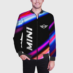 Бомбер мужской Mini speed lights, цвет: 3D-черный — фото 2