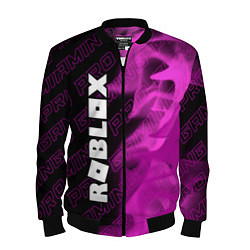 Бомбер мужской Roblox pro gaming: по-вертикали, цвет: 3D-черный