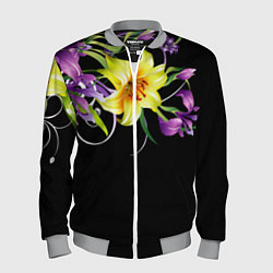 Бомбер мужской Лилии, цвет: 3D-меланж