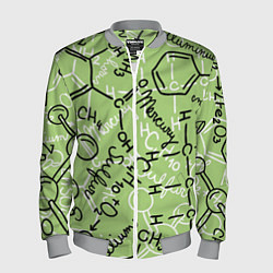 Бомбер мужской Химия в хаосе, цвет: 3D-меланж