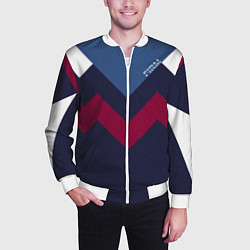 Бомбер мужской FIRM always in sports, цвет: 3D-белый — фото 2