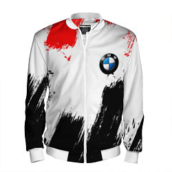 Бомбер мужской BMW art, цвет: 3D-белый