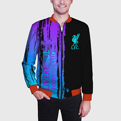 Бомбер мужской Liverpool FC sport, цвет: 3D-красный — фото 2