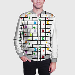Бомбер мужской Найди выход, цвет: 3D-меланж — фото 2
