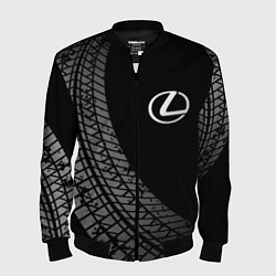 Мужской бомбер Lexus tire tracks