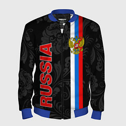 Мужской бомбер Russia black style