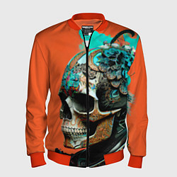 Мужской бомбер Art skull - irezumi - Japan