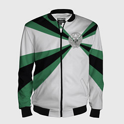 Бомбер мужской Железнодорожные войска, цвет: 3D-черный