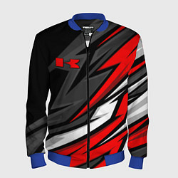 Мужской бомбер Kawasaki - red uniform