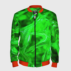 Бомбер мужской Geometry green, цвет: 3D-красный