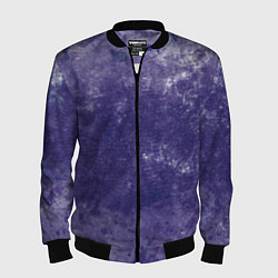 Бомбер мужской Абстракция - violet color background, цвет: 3D-черный