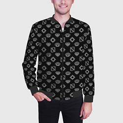 Бомбер мужской Sessanta Nove pattern, цвет: 3D-черный — фото 2