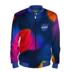 Бомбер мужской Nasa gradient sportcolor, цвет: 3D-синий