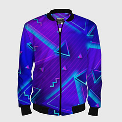 Мужской бомбер Neon Pattern colored