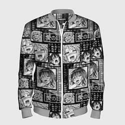 Бомбер мужской Ahegao cartoon, цвет: 3D-меланж