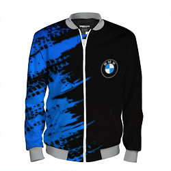 Бомбер мужской BMW краски синие, цвет: 3D-меланж